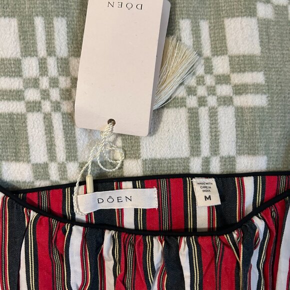 Doen Amora top in montecito stripe, Medium, New - Picture 5 of 8